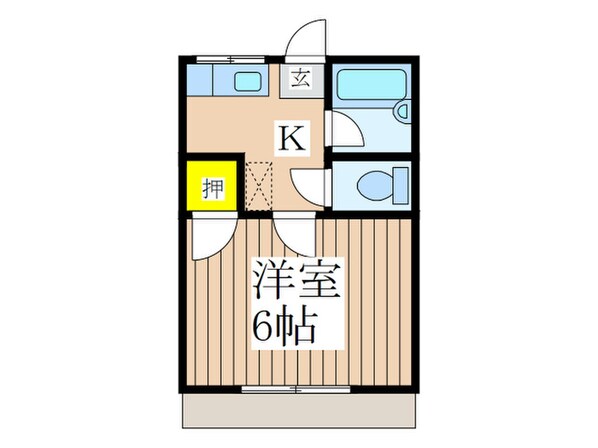 ワカシマハイムの物件間取画像